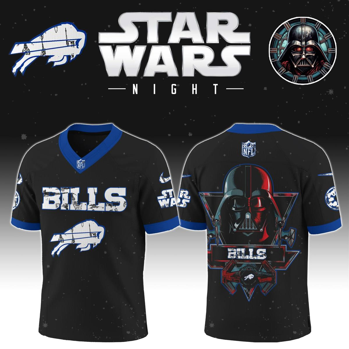 BB x S.Wars Darth Vader 2025 Football Jersey DDT NTL