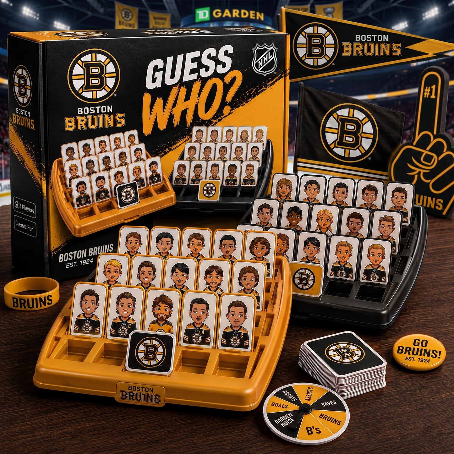 BB_NHL ELITE FAN GUESS WHO BOARD GAME – COLLECTOR EDITION