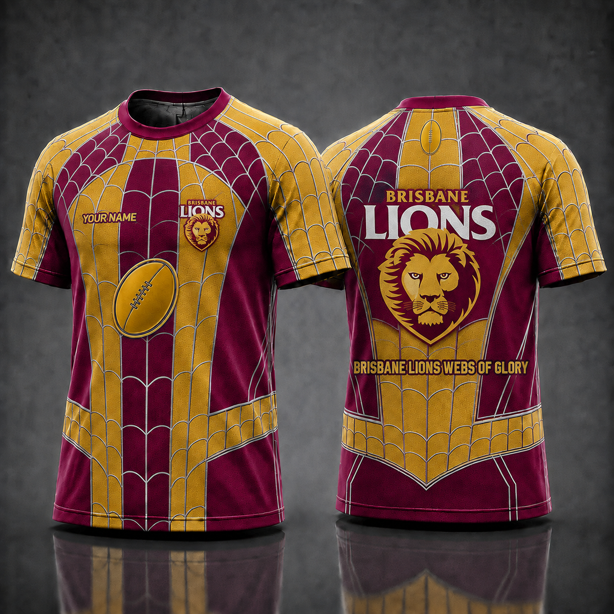 BL AFL x Spider Personalized T-Shirt – Premium Limited Edition Gift for Football Fans