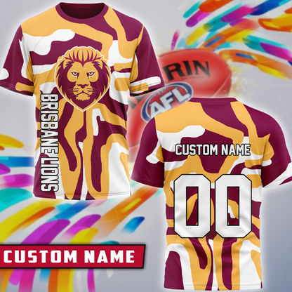 BL x AFL Premium 3D Shirt Personalized Special Gift For Fan DDT CTND
