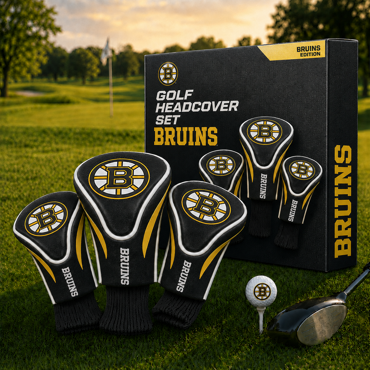 BOS Team Golf NHL 3-Pack Contour Sock Headcovers