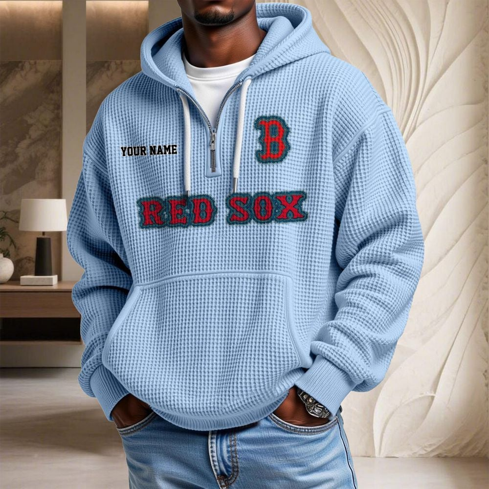 BOS x MLB Waffle Zip-Up Sweatshirt DatND DVT