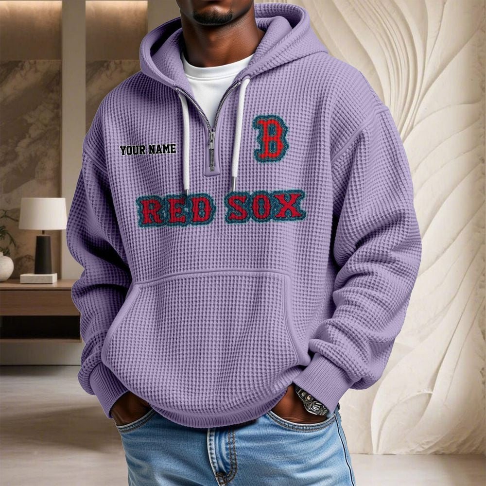 BOS x MLB Waffle Zip-Up Sweatshirt DatND DVT