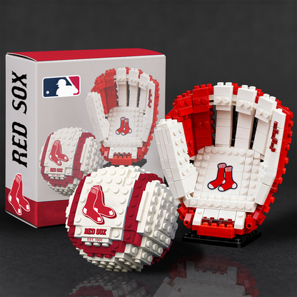 MLB Teams Baseball Glove & Ball Building Block Set DDT NTL