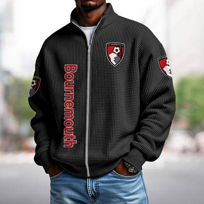 BOU x EPL Waffle Zip Up Sweatshirt 1911 DatND DVT