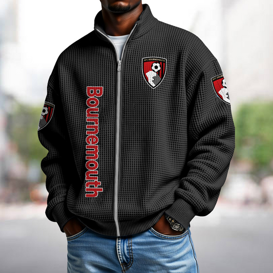 BOU x EPL Waffle Zip Up Sweatshirt 1911 DatND DVT