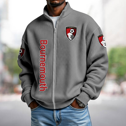 BOU x EPL Waffle Zip Up Sweatshirt 1911 DatND DVT