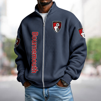 BOU x EPL Waffle Zip Up Sweatshirt 1911 DatND DVT