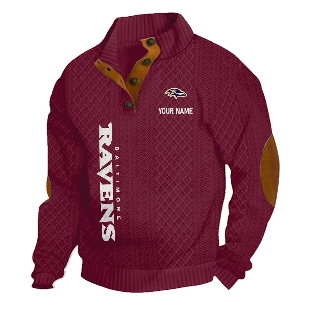BR NFL Basic Knitted Stand Collar Sweatshirt DDT CTND