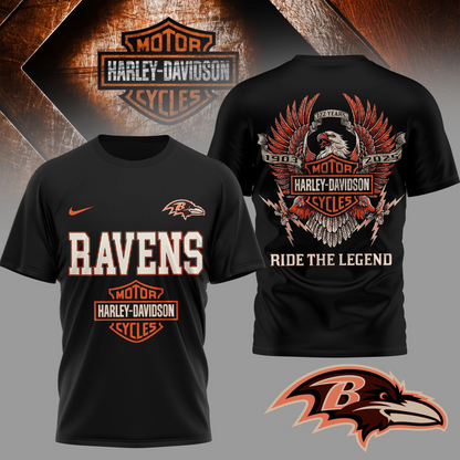 BR Premium NFL 122 Year Motorcycle 3D Shirt DDT NTL