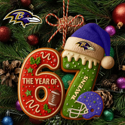 BR Premium NFL 67 Hanging Ornament DDT NTL