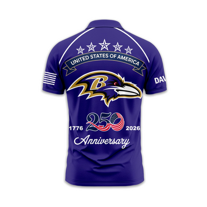 BR Premium NFL American Semiquincentennial Polo Shirt 010726