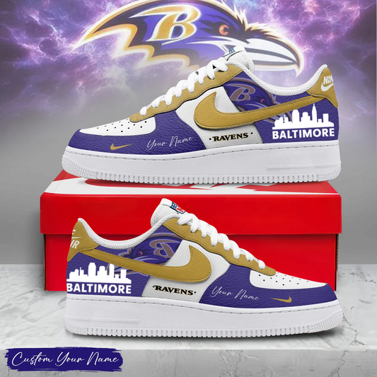 BR Premium NFL City Skyline AF1 Sneakers DDT HLPHUONG
