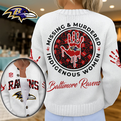 BR Premium NFL Cozy Knit Cardigan DDT NTL