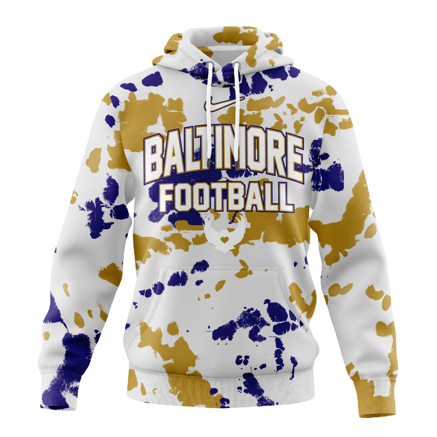 BR Premium NFL Gridiron Splash Personalized Hoodie DDT CTND