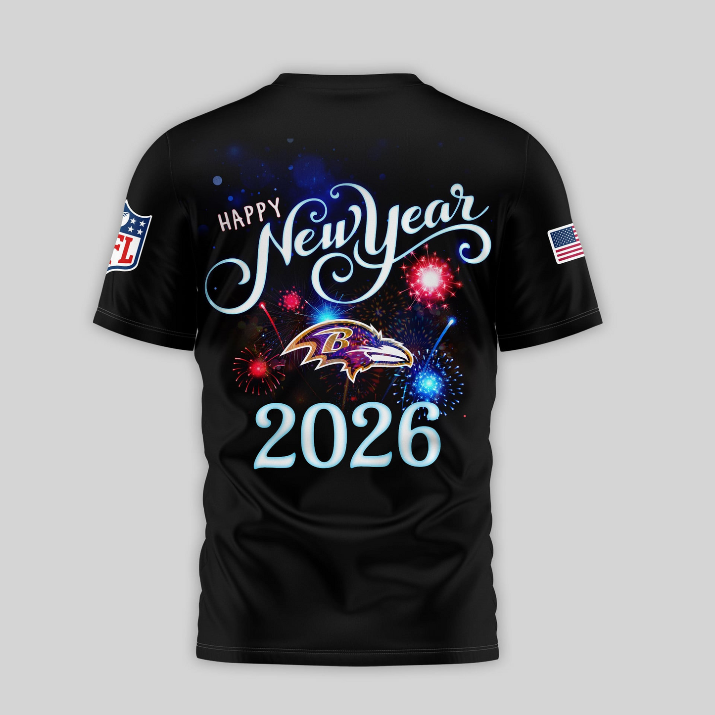 BR Premium NFL Happy New Year 2026 3D Shirt DDT 291125 NTL 1