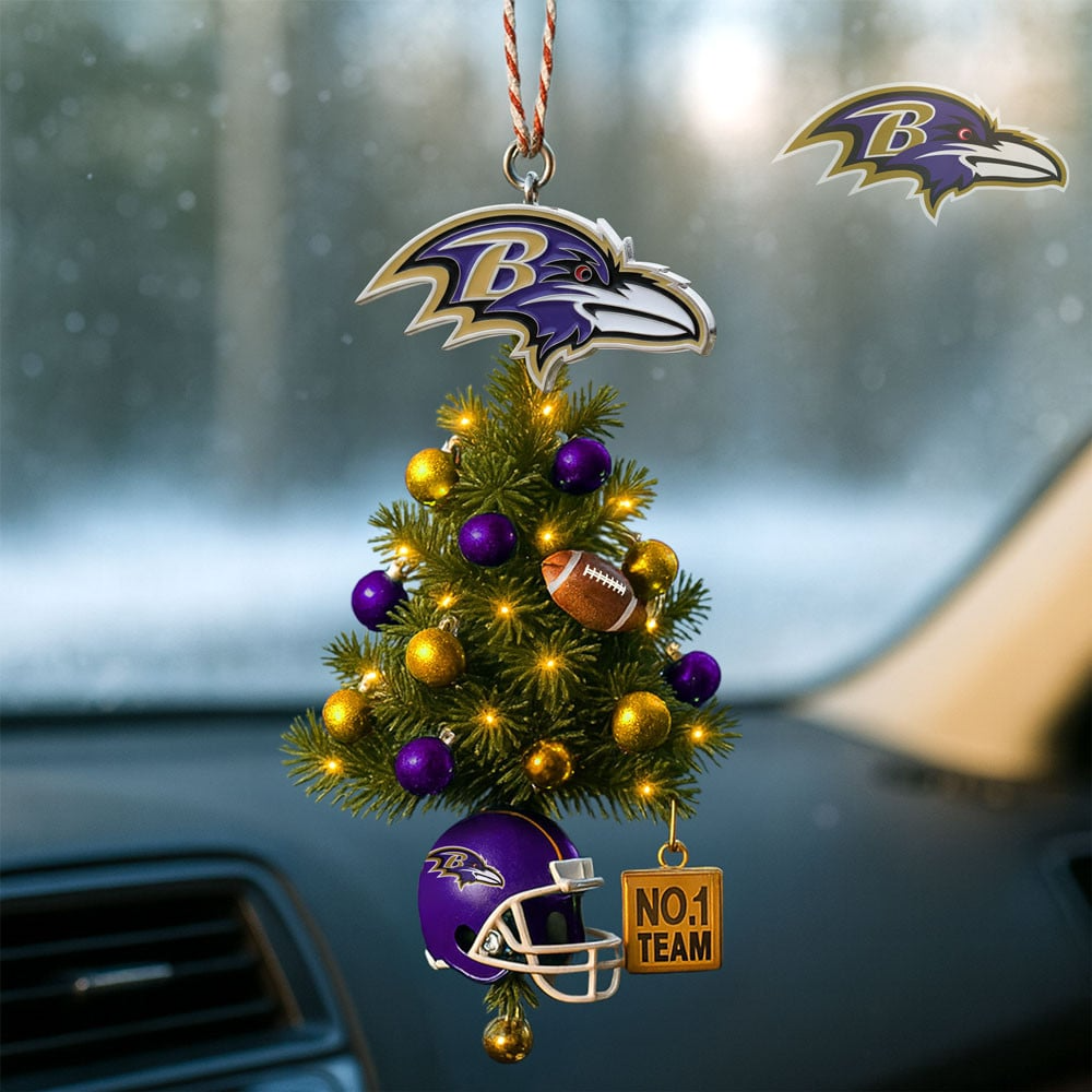 BR Premium NFL No.1 Team Christmas Car Hanging Ornament DDT HLPHUONG