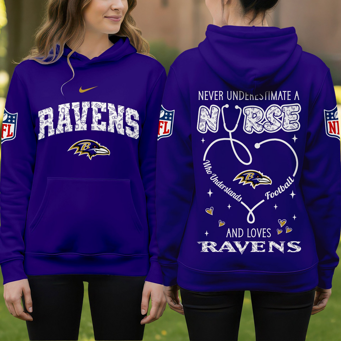 BR Premium NFL Nurse Pride Hoodie DDT 101125 HLPHUONG