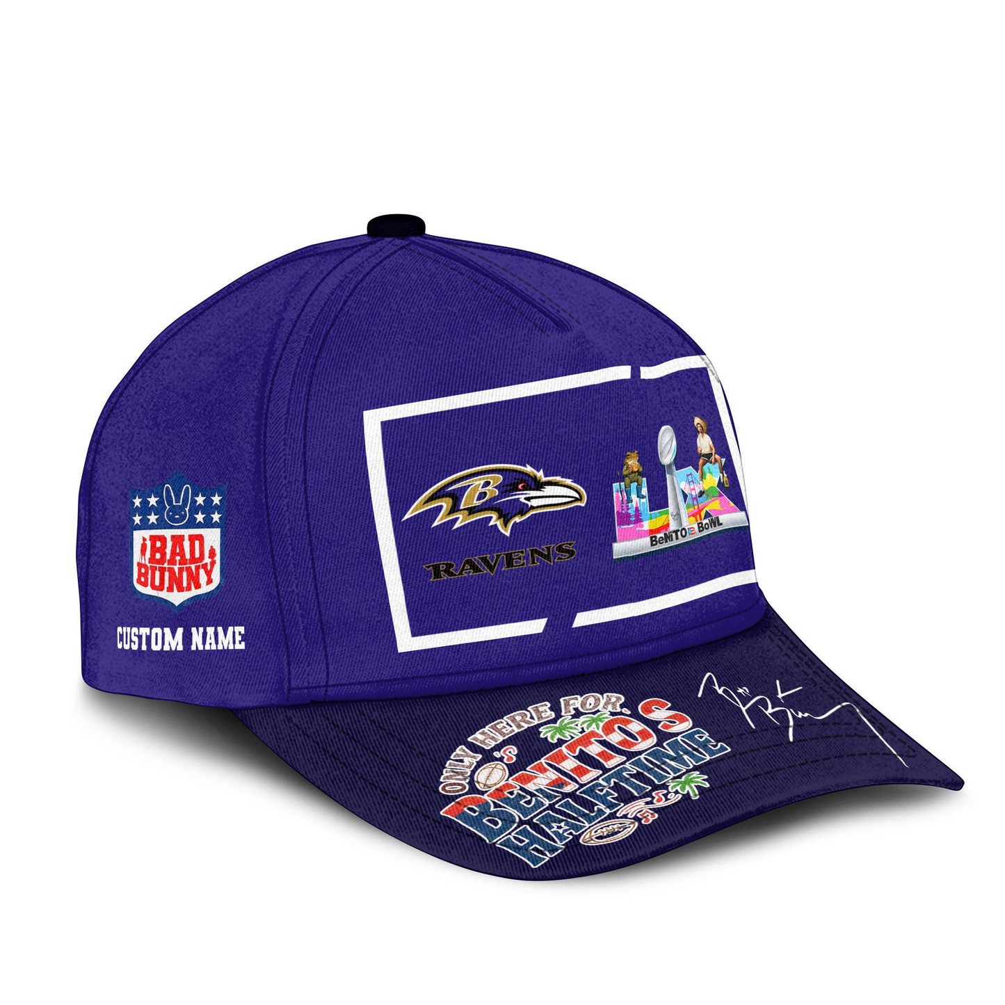BR Premium NFL Only Here For Benitos Halftime Cap DDT HLPHUONG