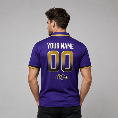 BR Premium NFL Personalized Match Day Polo Shirt