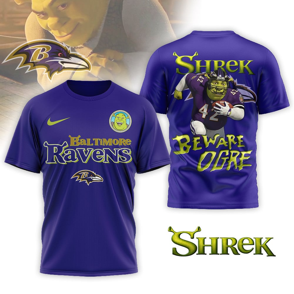 BR Premium NFL Shrek 3D Shirt DDT CTND