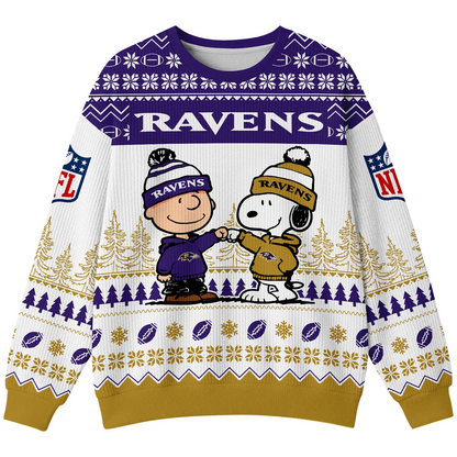 BR Premium NFL Snoopy Winter SweatShirt DDT CTND