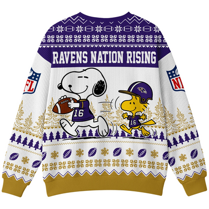 BR Premium NFL Snoopy Winter SweatShirt DDT CTND