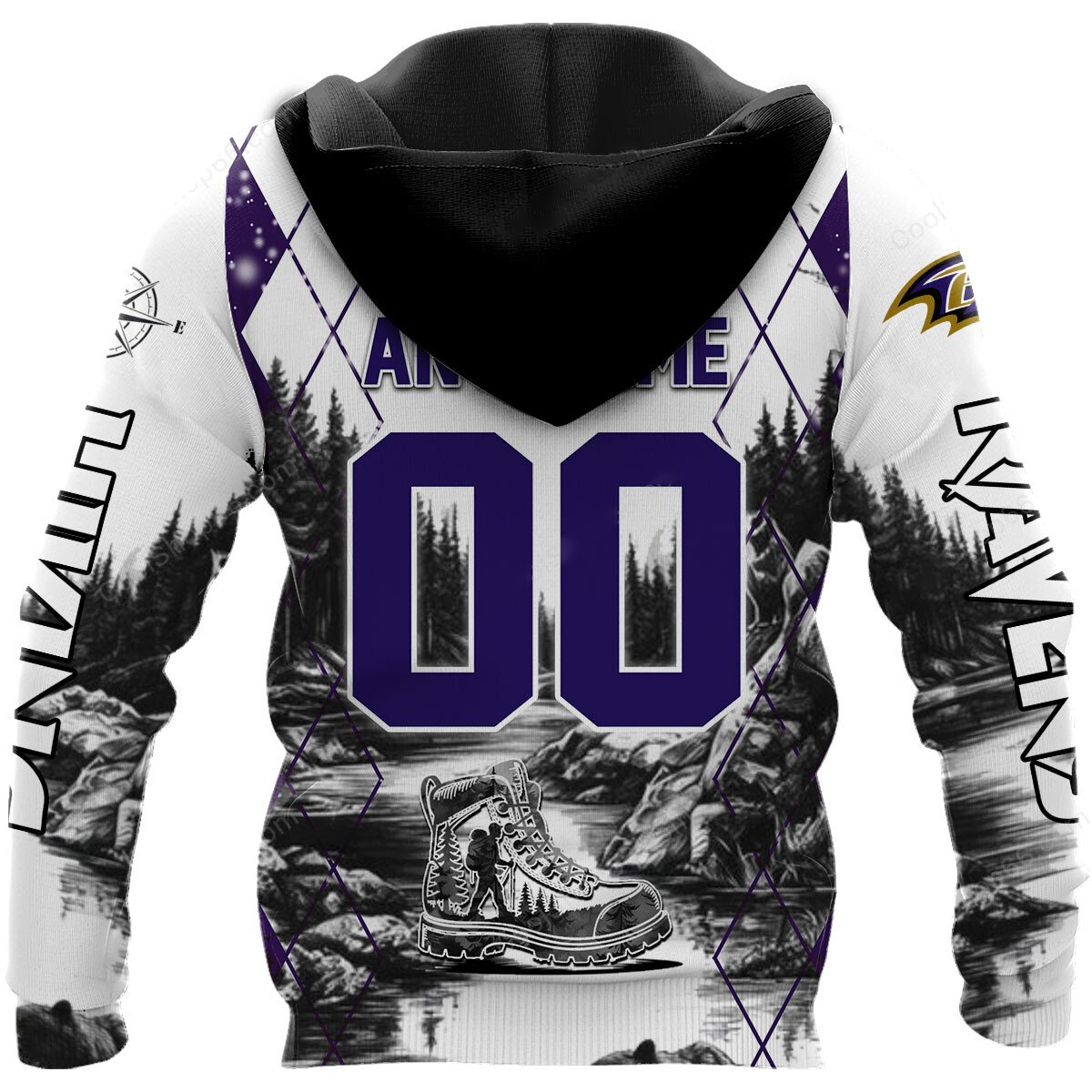 BR x NFL Hiking 3D Hoodie DDT CTND