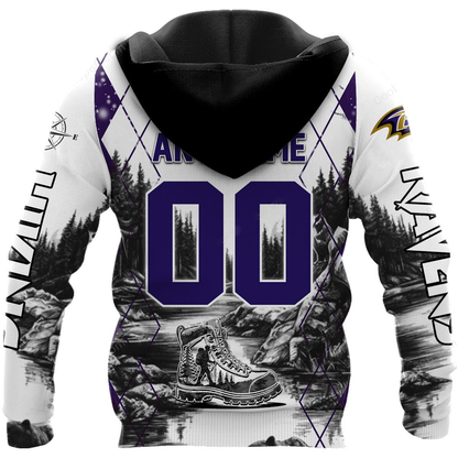 BR x NFL Hiking 3D Hoodie DDT CTND