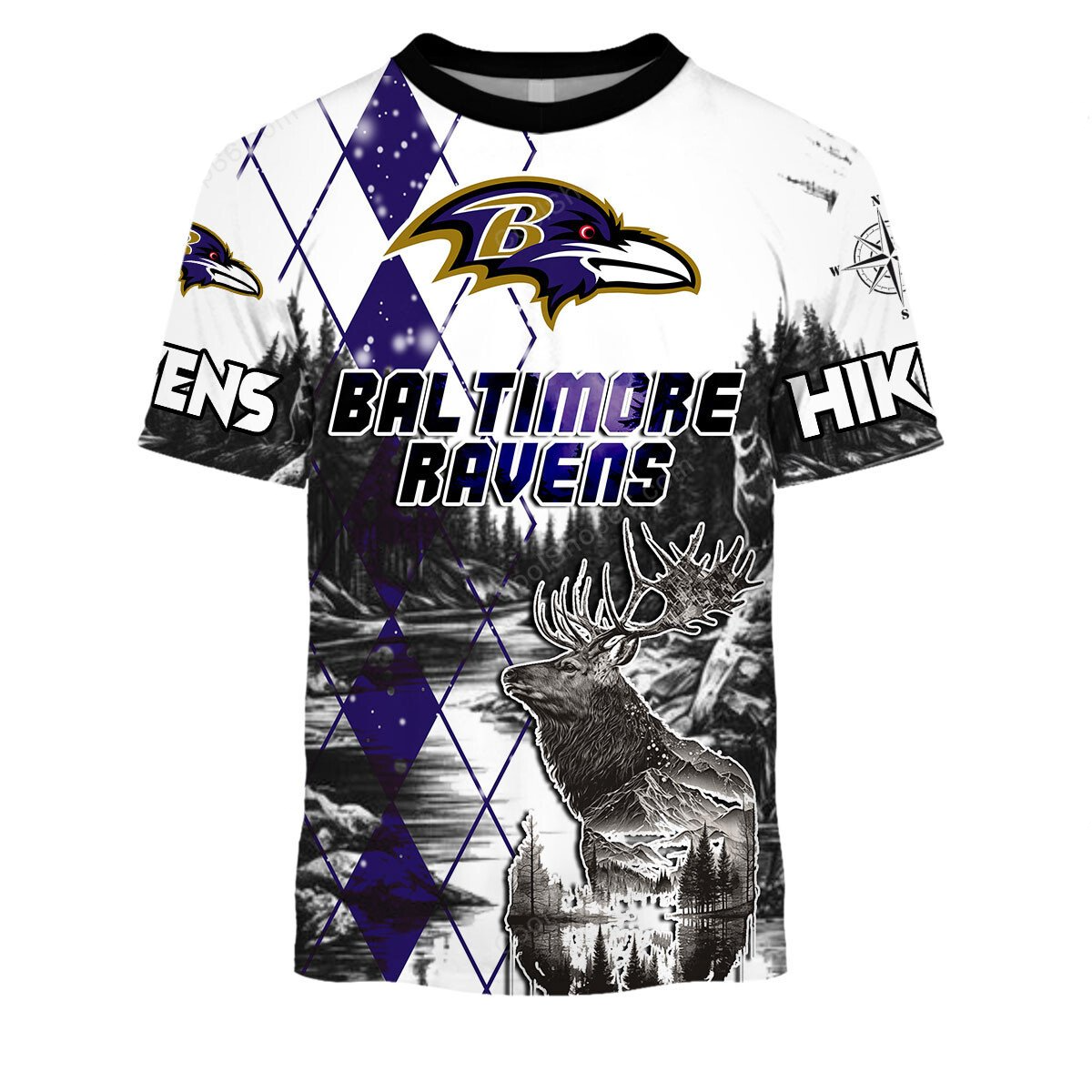 BR x NFL Hiking 3D Hoodie DDT CTND