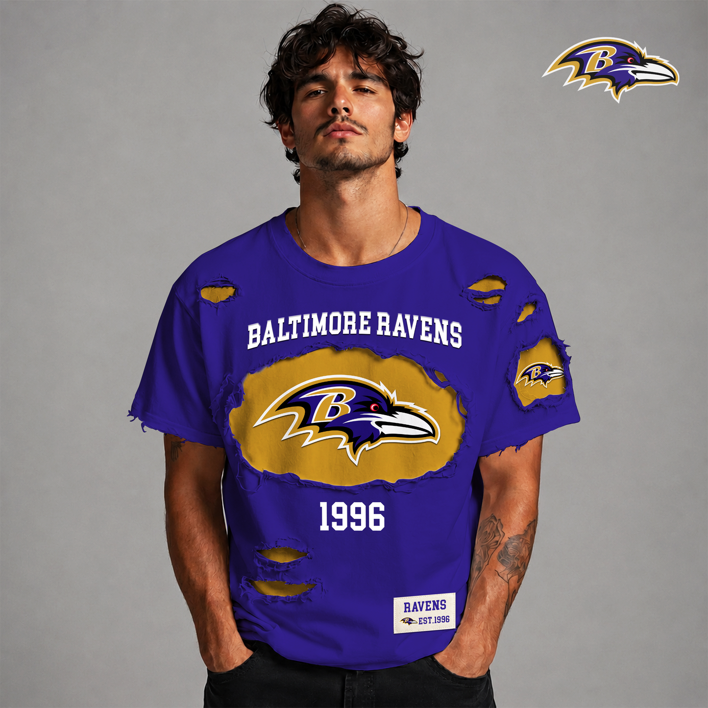 BR  x NFL LUXURY CREW-Neck T-Shirt FOR SUMMER HOLIDAY  180626