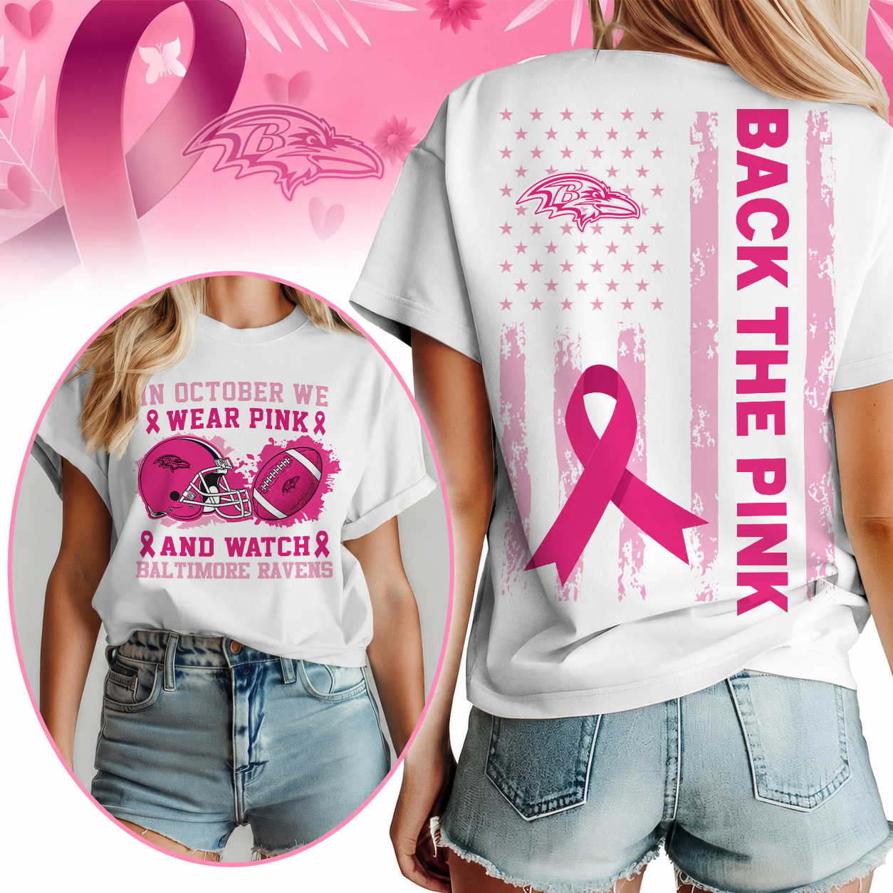 BR x Pink Out Breast Cancer Shirt