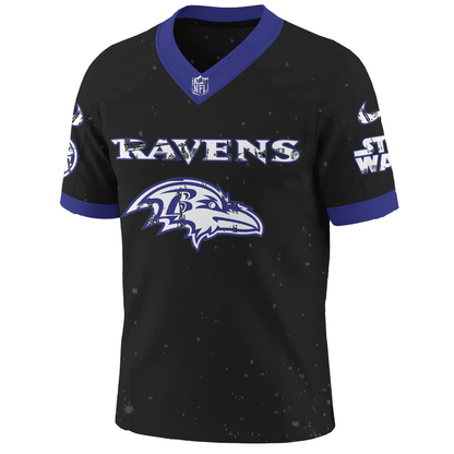 BR x S.Wars Darth Vader 2025 Football Jersey DDT NTL