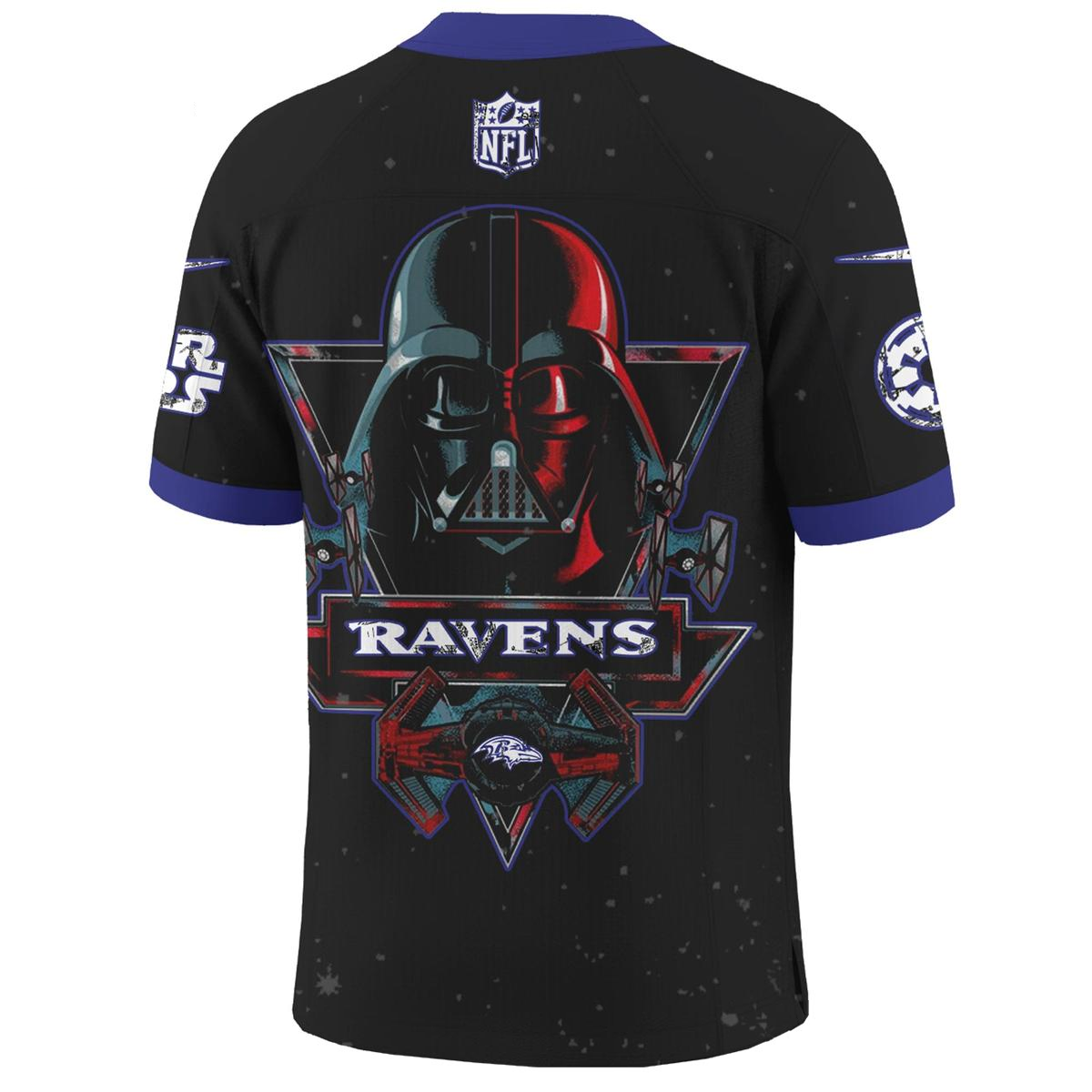 BR x S.Wars Darth Vader 2025 Football Jersey DDT NTL