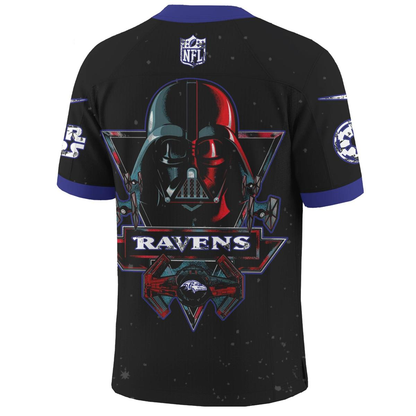 BR x S.Wars Darth Vader 2025 Football Jersey DDT NTL