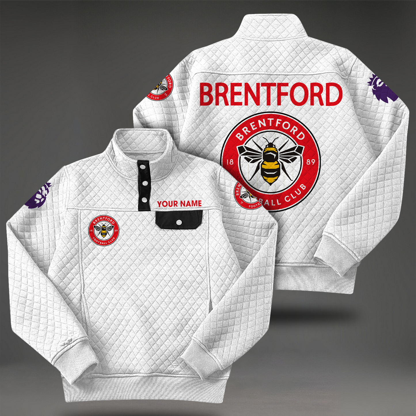 BRE x EPL Quilted Sweatshirt DatND DVT