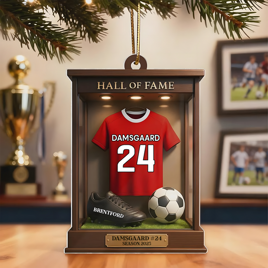 BRE x EPL Soccer Player Hall Of Fame Ornament DATND TANTD 081125