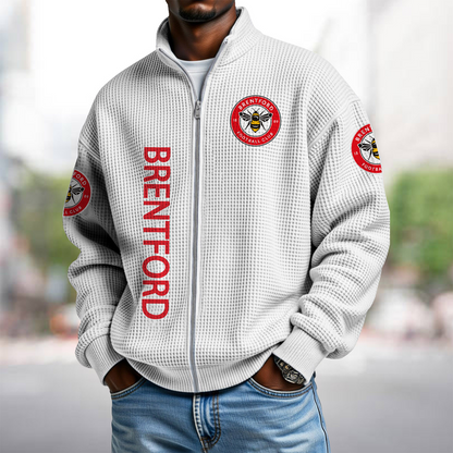 BRE x EPL Waffle Zip Up Sweatshirt 1911 DatND DVT