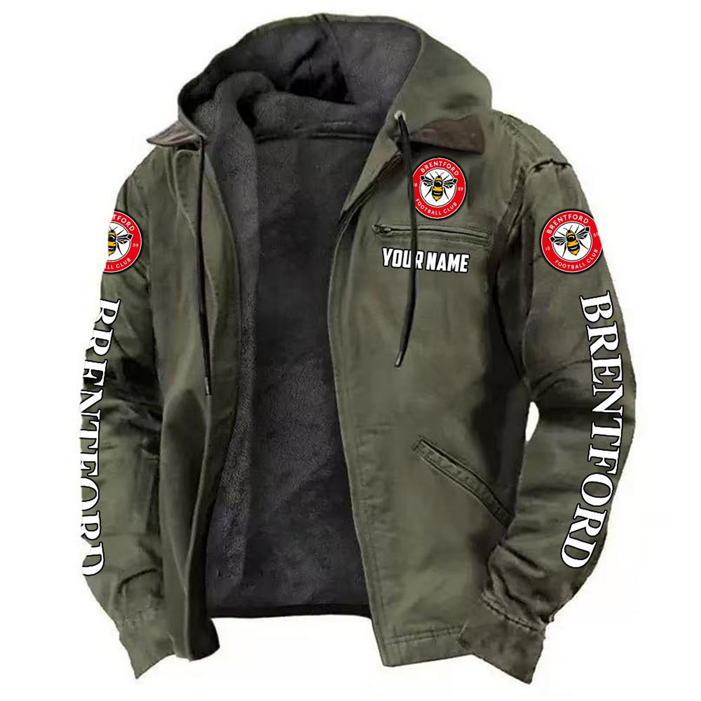 BRE x EPL Zip Hoodie DATND TANTD