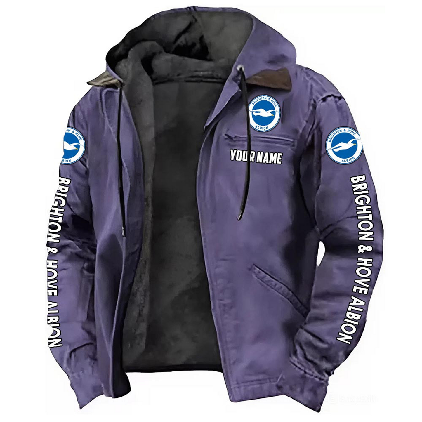 BRI x EPL Zip Hoodie DATND TANTD