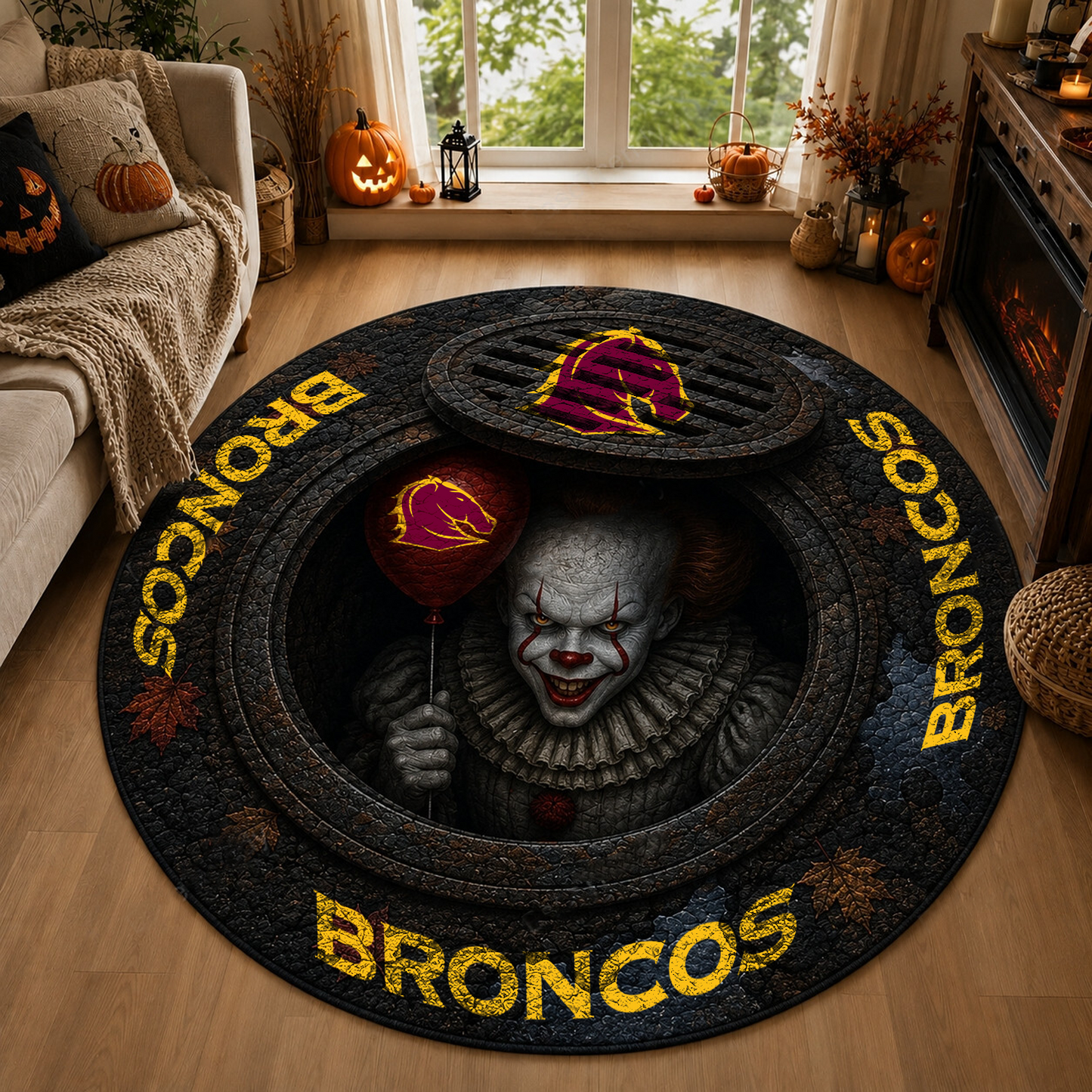 BRI x NRL Halloween IT Rug