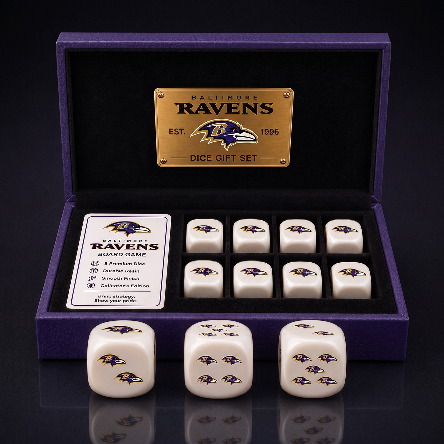 BR_Premium NFL Personalized Dice Gift Box