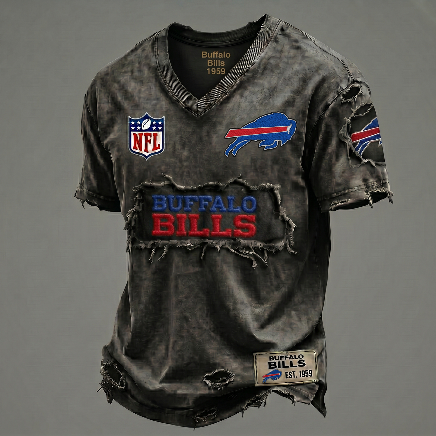 BB NFL Premium V-Neck T-shirt Gift For Fans 0306 NAK DATND NHT