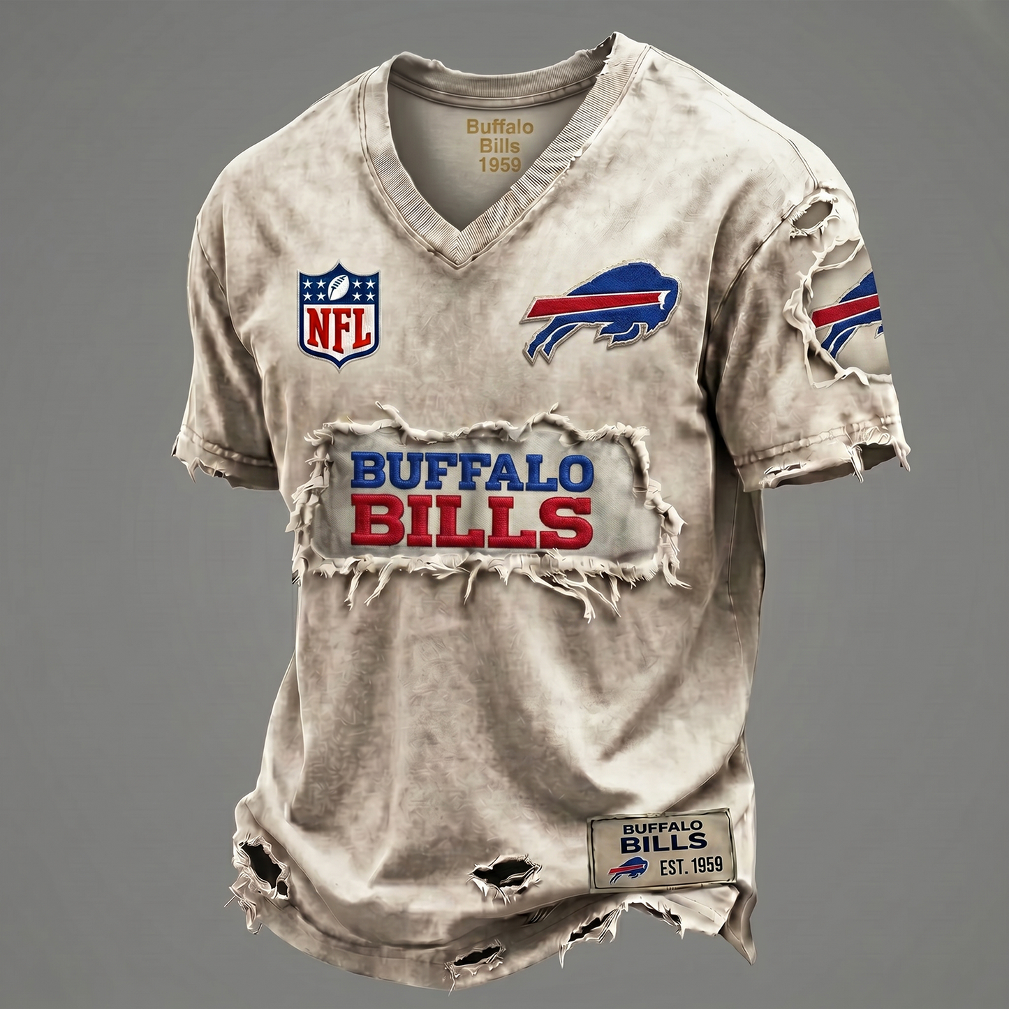 BB NFL Premium V-Neck T-shirt Gift For Fans 0306 NAK DATND NHT