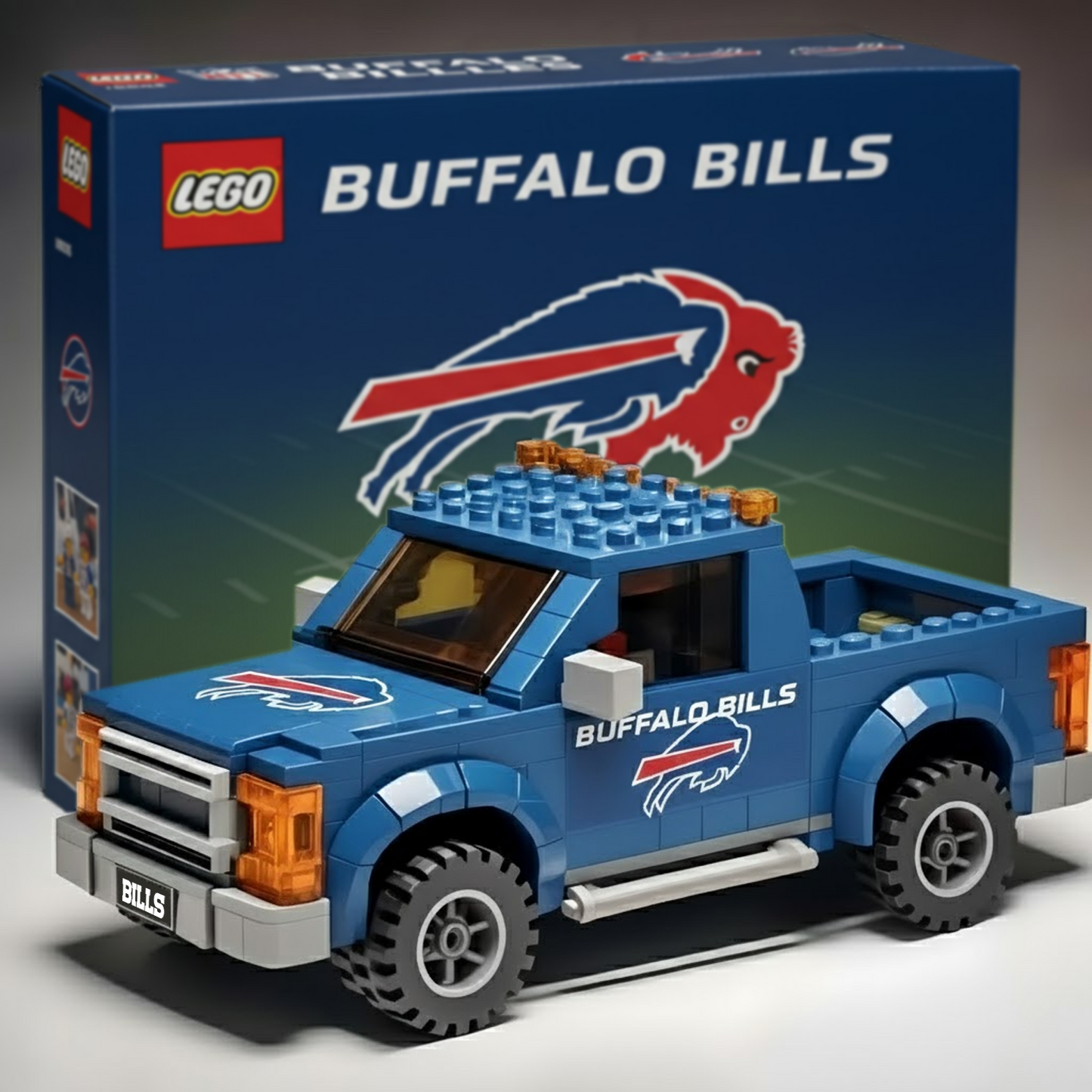 BUF x NFL Building Blocks Truck Toy Set V2 DatND DVT