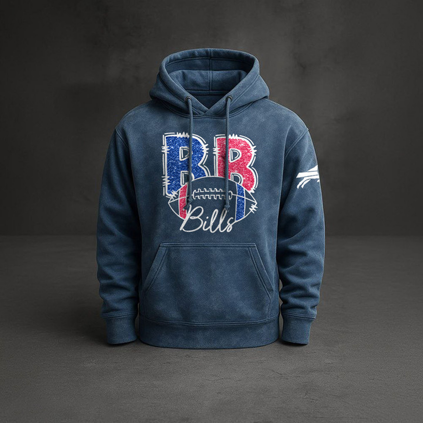 BUF x NFL Embossed Hoodie DatND THUONGNH