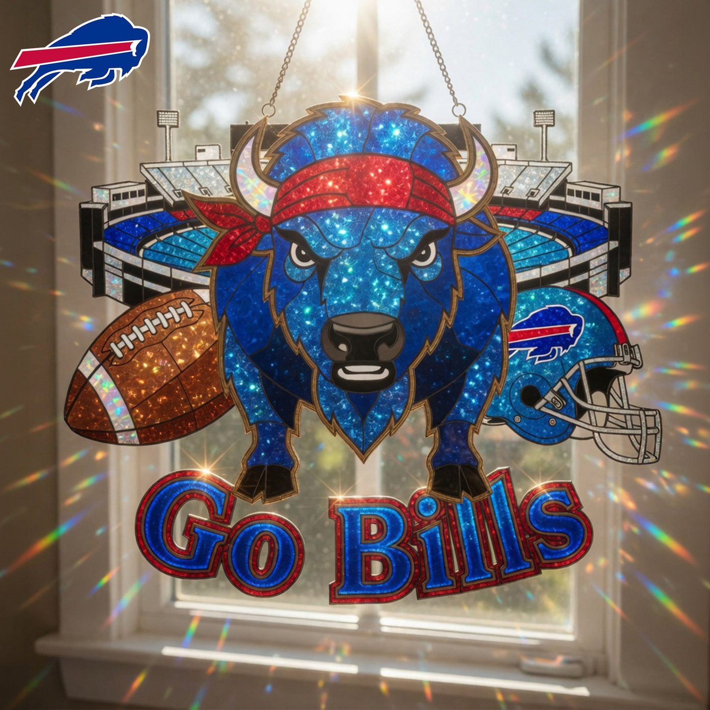 BUF x NFL Game Day Suncatcher