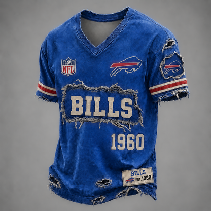 BUF x NFL LUXURY V-Neck T-Shirt 3005 DatND DVT