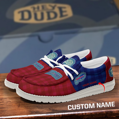 BUF x NFL Premium Hey Dude Shoes DATND TANTD