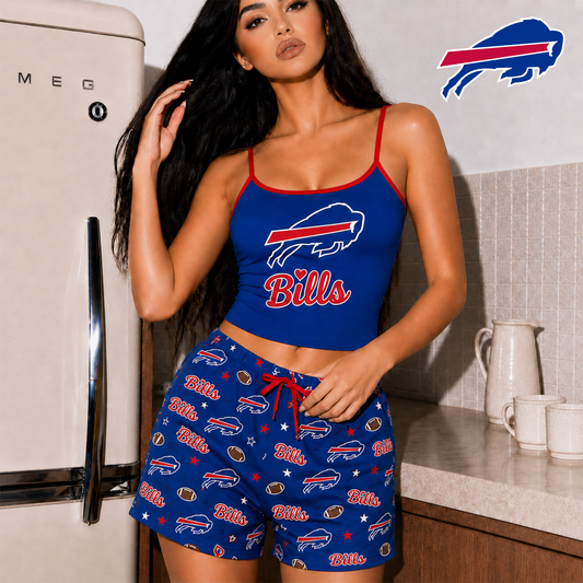 BUF x NFL Shorts & Camisole Sleepwear Set